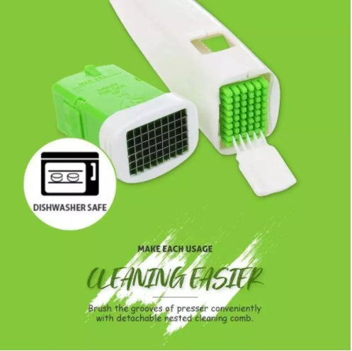 Multi-purpose Garlic Press Cube Garlic Cutter Magic Garlic Cube Cutter Presser Squeeze Garlic Cuber Press Chopper Slicer