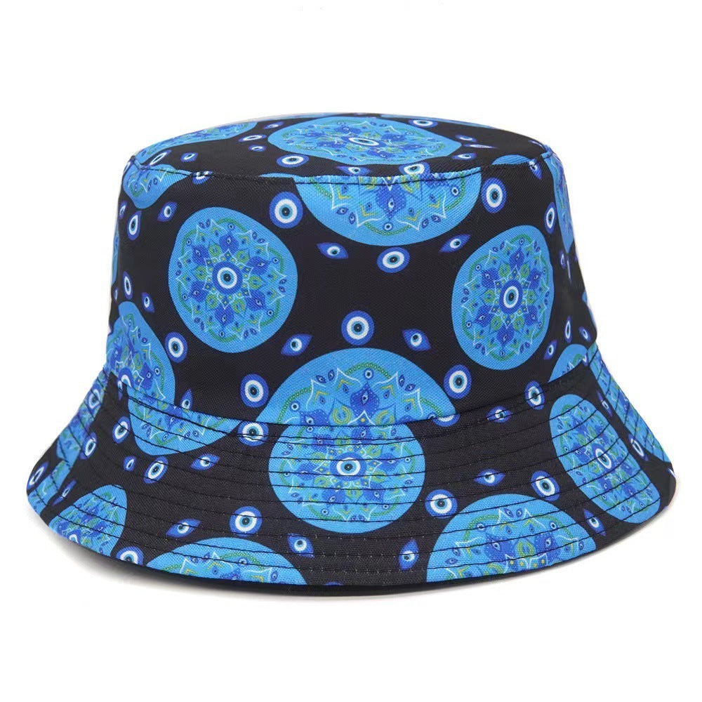 Versatile Geometric Graffiti Retro Fisherman Hat