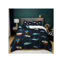 Spaceship Rocket Pattern Down Quilt Cover Suit Digital Printing Bedding For Kids Bedroom