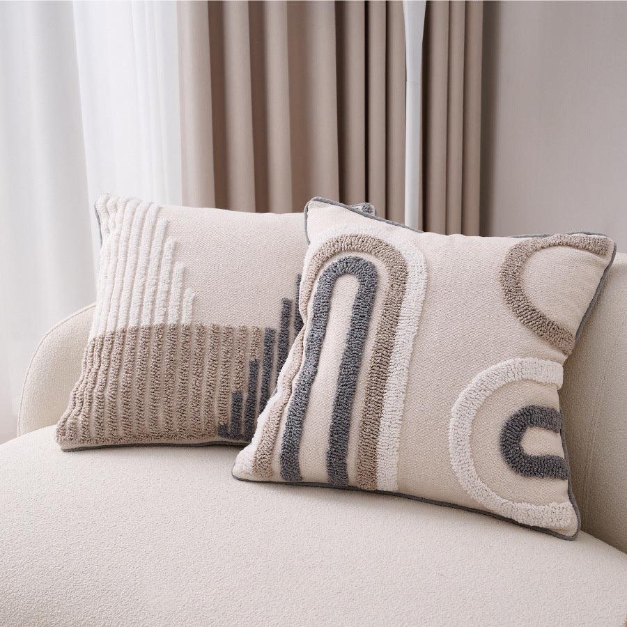 Cotton And Linen Bohemian Ins Style Pillow Sofa Living Room And Bedside Backrest Bay Window Tassel Cushion Cover