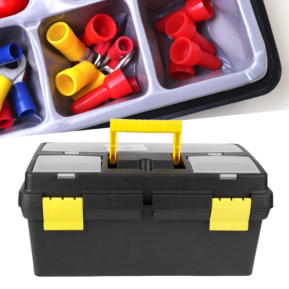 G-559-3 Large Medium Plastic Toolbox Lockable Removable Storage Box Tool Case