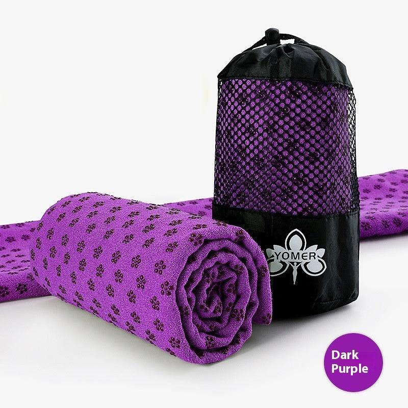 Home Anti Slip Particle Sweat Absorbing Yoga Towel