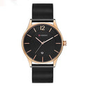 Mesh Belt Simple Large Dial Business Casual Quartz Watch
