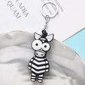 New Big Eye Animal Doll Big Eye Monkey Keychain
