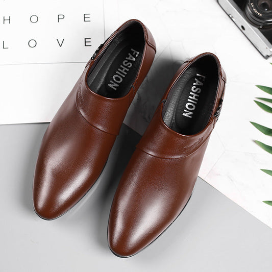 Business Formal Wear Men's Casual All-match Leather Shoes