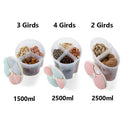 Healthy Containers Cereal Grain Dry Food Storage Tank Transparent Cover Plastic Case