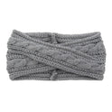 European And American Knitting Twist Cross Wool Hair Band