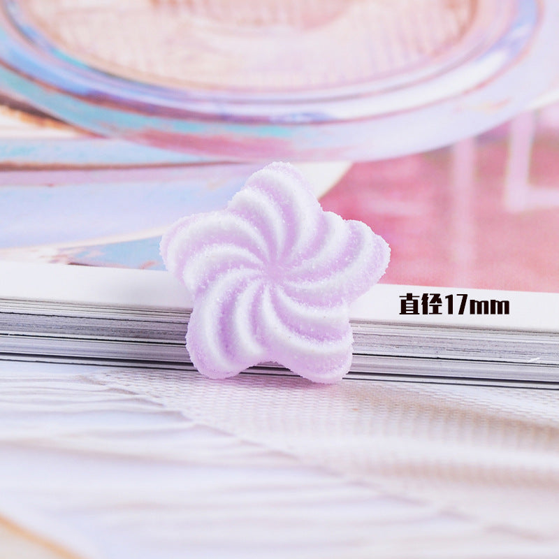 Simulation Vortex Candy Handmade Diy Hairpin Material Resin Accessories