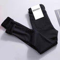 Women's Stretch High Waist Thickened Warm And Velvet Jeans