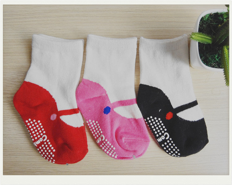 Girls' Ballet Non-slip Floor Socks
