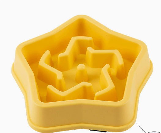 Pet Slow Feeding Bowl Dog Bowl Anti-choke Anti-skid