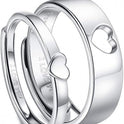 Women's Korean-style Simple Hollowed Heart Shape Ring