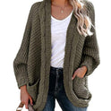 Twist cardigan sweater