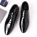 Men's Low-top Pointed Toe Business Leather Shoes