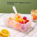 Summer New Silicone Ice Tray Food Grade Ice Cube Mold Large Capacity Ice Container Ice Box Refrigerator Artifact