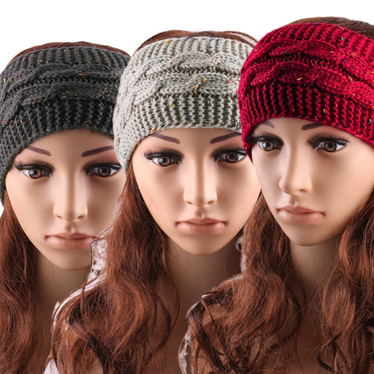 New Wool Knitted Headband Warm Sports Ear Protection