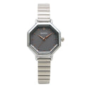 Shaped Woven Mesh Belt Women's Watch