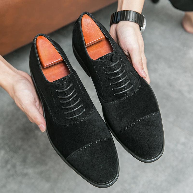 Frosted Business Casual Leather Shoes