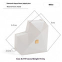 Simple Heart-shaped Diamond Surface Jewelry Storage Packaging Box