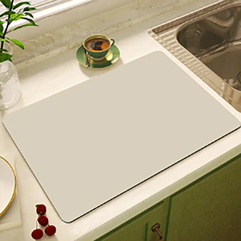 Absorbent Bowl And Plate Drying Mat Bar Counter Wash Basin Water Draining Pad Kitchen Table Table Non-slip Mat