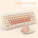 Pink Mini Cute Cartoon Wireless Keyboard And Mouse Set