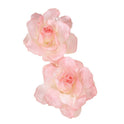 Gradient Stereo Net Yarn Flowers Female Earrings