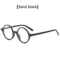 Artistic Retro Round Glasses With No Diopters