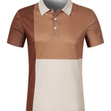 Summer Men's Fashion Color Contrast Polo Shirt