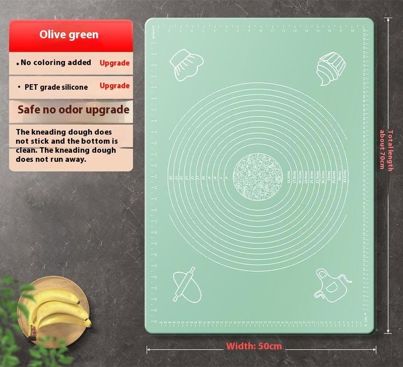 Kitchen Thickened Dough Kneading Chopping Board Non-slip Baking Pad