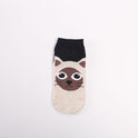 Women's Straight Cartoon Socks Cotton