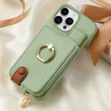 Suitable For 16 Phone Case Ring Bracket Zipper Card Holder