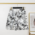 Women's Cotton Silk Pajama Pants Summer Thin Shorts Loose Casual
