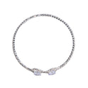 Fully Jeweled Loving Heart Bracelet Fashion Simple Single Row Opening