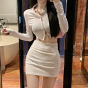 Women's Fashion High Waist Bottoming Skirt