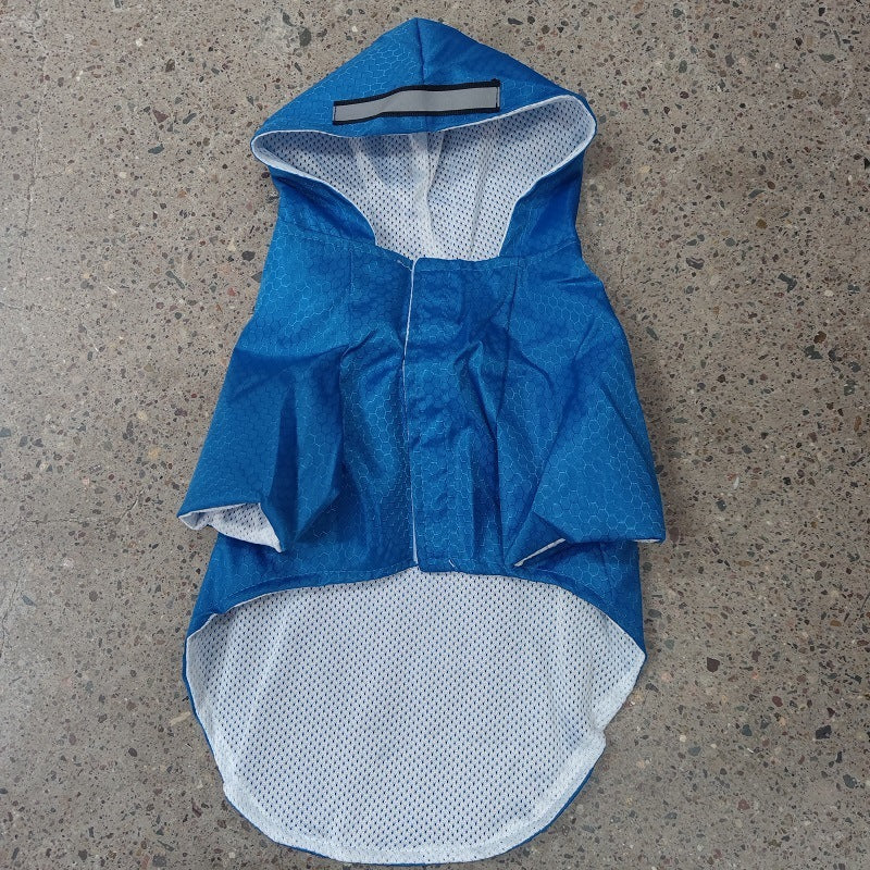 Night Reflective Stripe Cat Puppy Raincoat