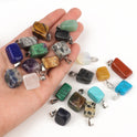 5 Multi-Color Irregular Stone Pendant Accessories
