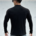 Double-sided Dralon Euro Turtleneck Long Sleeve Bottoming Shirt