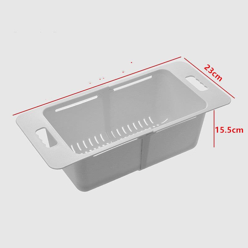 Kitchen Sink Drain Retractable Storage Rack