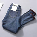 Women's Stretch High Waist Thickened Warm And Velvet Jeans