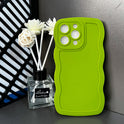 Solid Color Big Wave Suitable For Phone Case Solid Color Drop-resistant Soft Shell