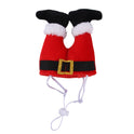 Dog Cat Christmas Costume Christmas Hat For Pet Outfit For Small Dogs Cute Fleece Hat Party Event Apparel Funny Clothes Accessory