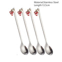 Merry Christmas Spoons Xmas Party Tableware Ornaments Christmas Decorations