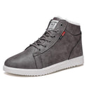 Men's plus velvet padded high-top cotton shoes