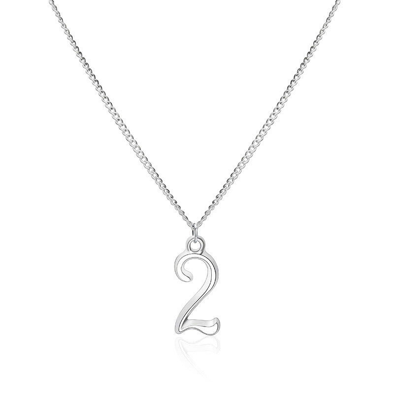 Arabic lucky number hair pendant