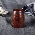 Mugs Primitive Handmade Natural Jujube Wooden Cup Mug Wine Tea Juice Beer Wood Cup Drinkware