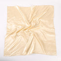 Solid Color Square Scarf Artificial Silk Small Square Towel