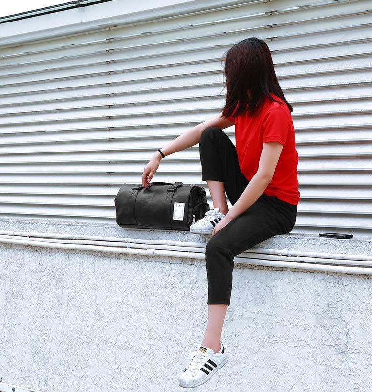 Men's and women's shoes sports fitness bag