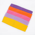 Fabric candy color women's towel yoga headband ，
