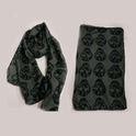 Skull skull cotton hemp scarf