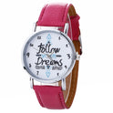 Korean version of the English pattern watch fashion ladies belt watch quartz watch